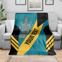 Custom Bahamas Football Blanket Go Bahamian Slayersz