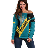 Custom Bahamas Football Off Shoulder Sweater Go Bahamian Slayersz - Wonder Print Shop