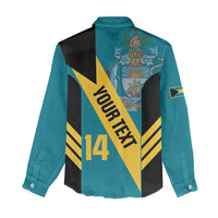 Custom Bahamas Football Women Casual Shirt Go Bahamian Slayersz - Wonder Print Shop