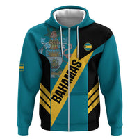 Custom Bahamas Football Zip Hoodie Go Bahamian Slayersz - Wonder Print Shop