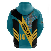 Custom Bahamas Football Zip Hoodie Go Bahamian Slayersz - Wonder Print Shop