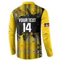 Custom Antigua and Barbuda Football Button Sweatshirt Go Benna Boys