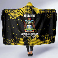 Custom Antigua and Barbuda Football Hooded Blanket Go Benna Boys - Wonder Print Shop