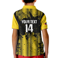 Custom Antigua and Barbuda Football Kid Polo Shirt Go Benna Boys - Wonder Print Shop