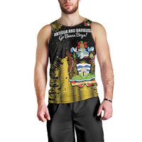 Custom Antigua and Barbuda Football Men Tank Top Go Benna Boys - Wonder Print Shop