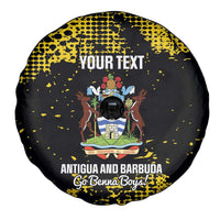 Custom Antigua and Barbuda Football Spare Tire Cover Go Benna Boys - Wonder Print Shop