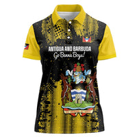 Custom Antigua and Barbuda Football Women Polo Shirt Go Benna Boys - Wonder Print Shop