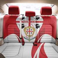 Personalised Sardinia Italy Back Car Seat Cover Sardegna Quattro Mori Coat Of Arms