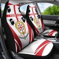Personalised Sardinia Italy Car Seat Cover Sardegna Quattro Mori Coat Of Arms