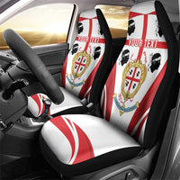 Personalised Sardinia Italy Car Seat Cover Sardegna Quattro Mori Coat Of Arms
