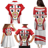 Personalised Sardinia Italy Family Matching Puletasi and Hawaiian Shirt Sardegna Quattro Mori Coat Of Arms