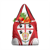 Personalised Sardinia Italy Grocery Bag Sardegna Quattro Mori Coat Of Arms