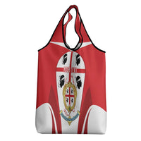 Personalised Sardinia Italy Grocery Bag Sardegna Quattro Mori Coat Of Arms