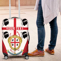 Personalised Sardinia Italy Luggage Cover Sardegna Quattro Mori Coat Of Arms