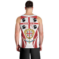 Personalised Sardinia Italy Men Tank Top Sardegna Quattro Mori Coat Of Arms