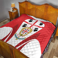 Personalised Sardinia Italy Quilt Sardegna Quattro Mori Coat Of Arms