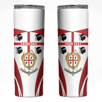 Personalised Sardinia Italy Skinny Tumbler Sardegna Quattro Mori Coat Of Arms