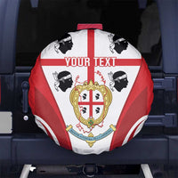 Personalised Sardinia Italy Spare Tire Cover Sardegna Quattro Mori Coat Of Arms