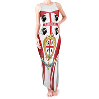 Personalised Sardinia Italy Tank Maxi Dress Sardegna Quattro Mori Coat Of Arms