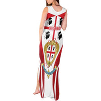 Personalised Sardinia Italy Tank Maxi Dress Sardegna Quattro Mori Coat Of Arms