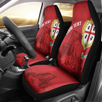 Personalised Sardinia Italy Car Seat Cover Sardegna Nuraghe With Falcon