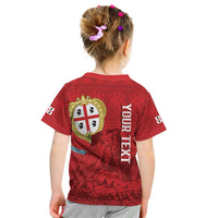 Personalised Sardinia Italy Kid T Shirt Sardegna Nuraghe With Falcon