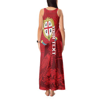 Personalised Sardinia Italy Tank Maxi Dress Sardegna Nuraghe With Falcon