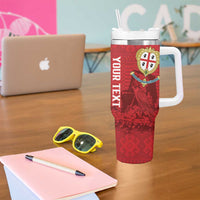 Personalised Sardinia Italy Tumbler With Handle Sardegna Nuraghe With Falcon