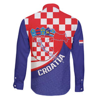 Croatia National Day Family Matching Tank Maxi Dress and Hawaiian Shirt Hrvatska Checkerboard With Slavic Pattern
