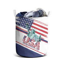 4th Of July United States Laundry Basket USA 250 Years Anniversary Statue Of Liberty