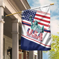 4th Of July United States Garden Flag USA 250 Years Anniversary Statue Of Liberty