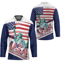4th Of July United States Hockey Jersey USA 250 Years Anniversary Statue Of Liberty