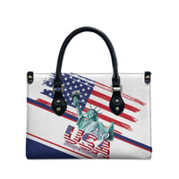4th Of July United States Leather Bag USA 250 Years Anniversary Statue Of Liberty