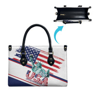 4th Of July United States Leather Bag USA 250 Years Anniversary Statue Of Liberty