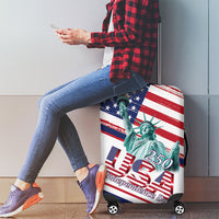 4th Of July United States Luggage Cover USA 250 Years Anniversary Statue Of Liberty