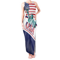 4th Of July United States Tank Maxi Dress USA 250 Years Anniversary Statue Of Liberty