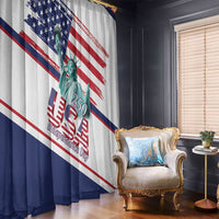 4th Of July United States Window Curtain USA 250 Years Anniversary Statue Of Liberty