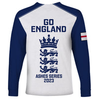 England Cricket Long Sleeve Shirt 2023 Ashes Sporty Version - Wonder Print Shop