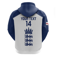 Personalised England Cricket Hoodie 2023 Ashes Sporty Version - Wonder Print Shop