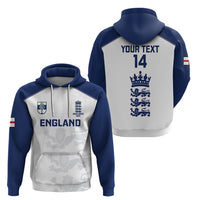 Personalised England Cricket Hoodie 2023 Ashes Sporty Version - Wonder Print Shop