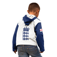 Personalised England Cricket Kid Hoodie 2023 Ashes Sporty Version - Wonder Print Shop