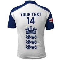 Personalised England Cricket Polo Shirt 2023 Ashes Sporty Version - Wonder Print Shop
