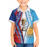 Custom Argentina and Cabo Verde Football 2026 Hawaiian Shirt La Albiceleste Tubaroes Azuis Together