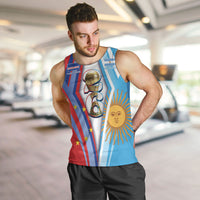 Custom Argentina and Cabo Verde Football 2026 Men Tank Top La Albiceleste Tubaroes Azuis Together