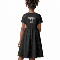 African Nations 2026 World Football Custom Kid Short Sleeve Dress We All Make History