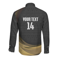 African Nations 2026 World Football Custom Long Sleeve Button Shirt We All Make History