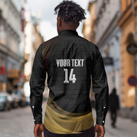 African Nations 2026 World Football Custom Long Sleeve Button Shirt We All Make History