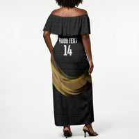 African Nations 2026 World Football Custom Off Shoulder Maxi Dress We All Make History