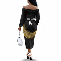 African Nations 2026 World Football Custom Off The Shoulder Long Sleeve Dress We All Make History