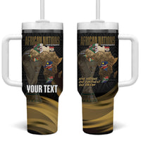 African Nations 2026 World Football Custom Tumbler With Handle We All Make History